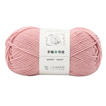 Doll hand-knitted No. 2 handmade wool woven scarf HAT medium thick coat stick needle DIY6 strand wool wholesale
