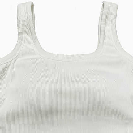 European and American Amazon cross-border U-collar backless vest with removable pad, slim-body version of basic vest