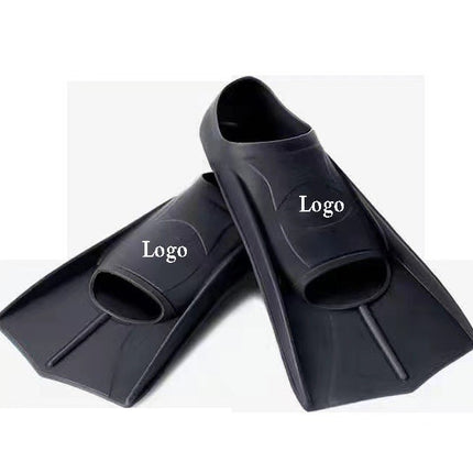 Swimming Fins for Men and Women Freestyle Breaststroke Silicone Short Fins for Adults and Kidsren Professional Lightweight Diving Training Feet