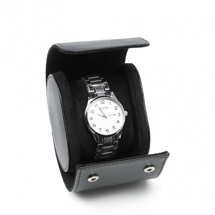2025 Cross-Border Portable 1-Digit 2-Digit 3-Digit Watch Box Pu Leather Watch Storage Box Packaging Box Wholesale