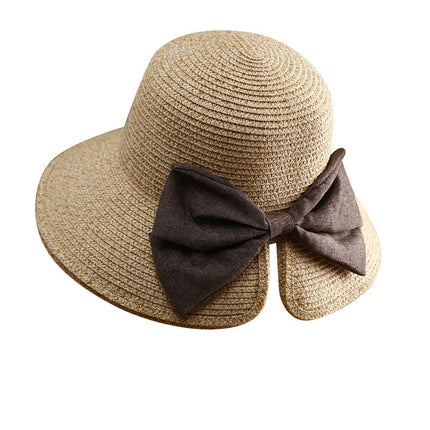 Sun hat ladies summer Korean fashion sun hat seaside straw hat sunscreen travel big eaves beach hat wholesale