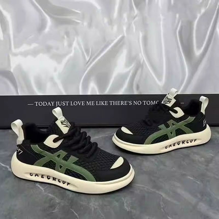 Men's Shoes 2025 Summer Breathable Mesh Casual Shoes That Don'T Tire Your Feet, Sports Shoes with Thick Soles, Platform Shoes That Are Comfortable and Height-Increasing