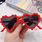 Red frame gray film