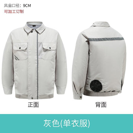 Summer tooling cooling work air conditioning clothing manufacturers wholesale labor protection work clothes usb air conditioning clothing double code work clothes