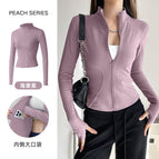 Begonia purple - waist slimming + built-in pockets / S