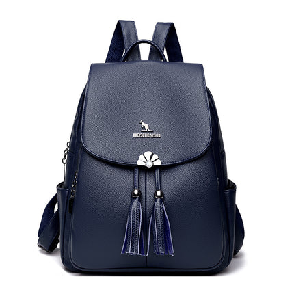 Foreign Trade Women's Backpack 2026 New Fashion Versatile Large-Capacity Travel Backpack Simple Middle-Aged Mom Bag Trendy
