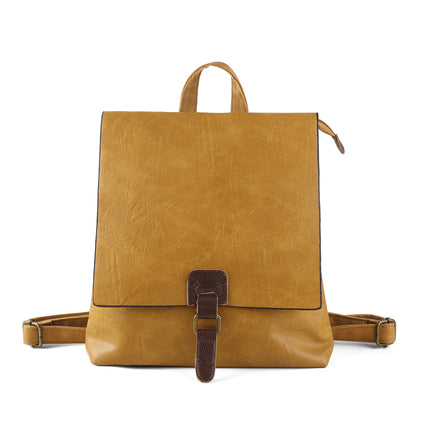 European and American Retro Cowhide Backpack Cross-border Outdoor Large Capacity Backpack Work Commuter Shoulder Bag Multifunctional Women's Bag
