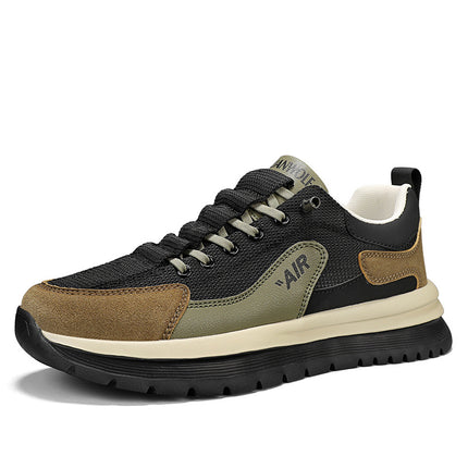Bee Wolf Flagship Store High-End New Model 2026 Spring/Summer Men's Shoes Fashionable Mesh Breathable Sports Soft Sole Casual Shoes