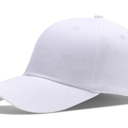 Amazon Cross-Border High-End Pure Cotton Six-Panel Baseball Cap Manufacturer In-Stock Thickened Sun Hat with Printed Embroidery