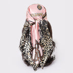 Leopard print chain pink