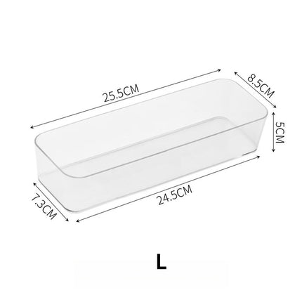 Cross-Border Drawer Partition Storage Box Dressing Table Built-In Cosmetics Storage Box Acrylic Transparent Desktop Organization Box