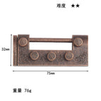 Antique lock-alloy