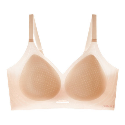 Lightweight Traceless Underwear Women's Thin Breathable Summer Rimless Vest Beautiful Back Tube Top Bra