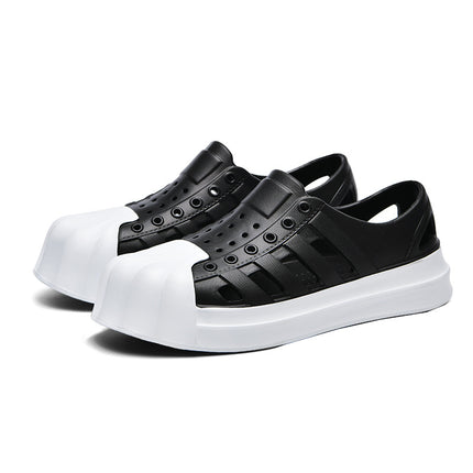 Shell head hole shoes men and women new couple's trail shoes sandals and slippers non-slip wading outdoor beach shoes wholesale