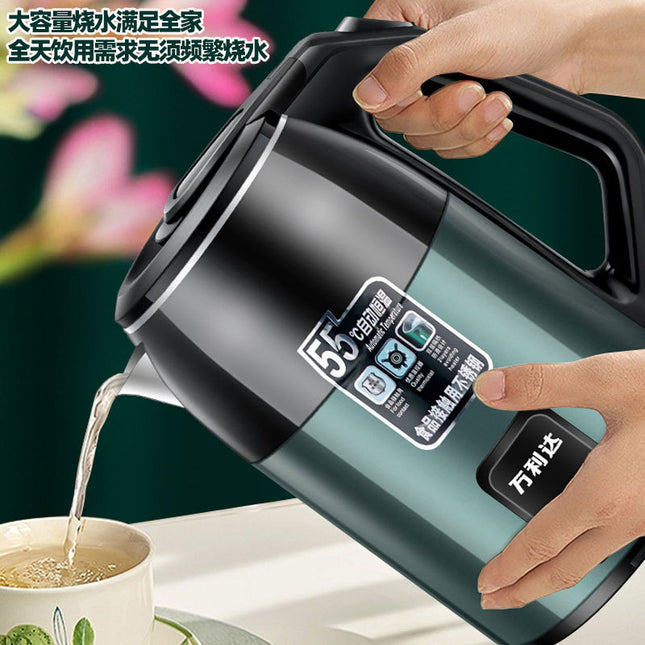 Zhengwadali 3L Electric Kettle for Student Dormitory, Stainless Steel Electric Kettle, Portable Large-Capacity Tea Kettle