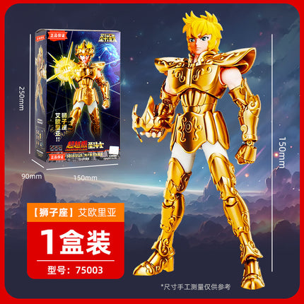 Bruco Building Blocks Saint Seiya Blind Box Children's Toys Small Particle Building Blocks Educational Toys Doll Ornaments