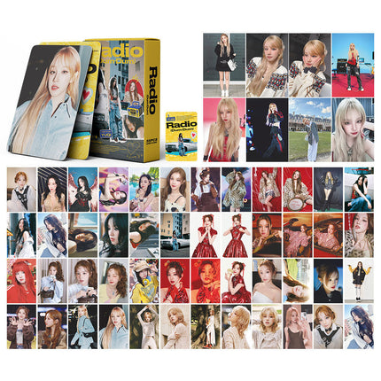 Korean Star 55 Boxed Small Cards Stray (g) I-Dle Ive Ateez Collection Lomo Cards Cross-Border