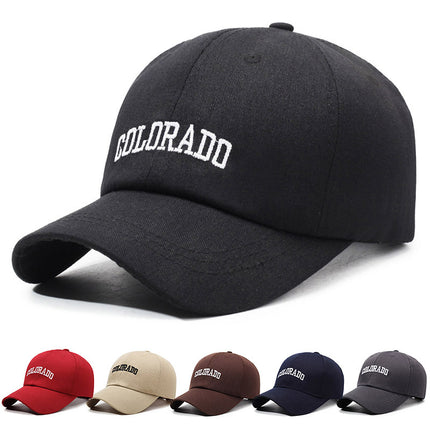 Four Seasons New Versatile Baseball Cap Deep Crown Wide Brim Polyester Cotton Peaked Cap Women's Face-Slimming Sun Protection Hat Sunshade Hat