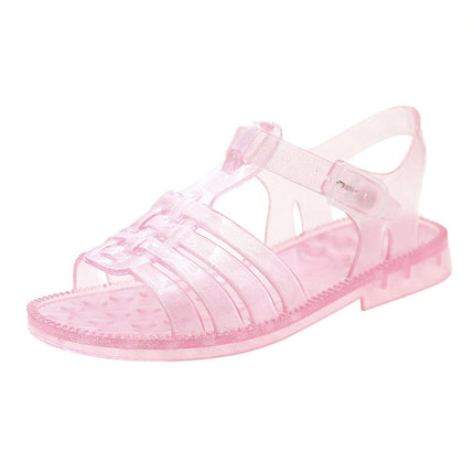 New Cute Children's Garden Shoes Summer Outdoor Sandals PVC Solid Color Princess Bird Nest Shoes Non-slip Slippers
