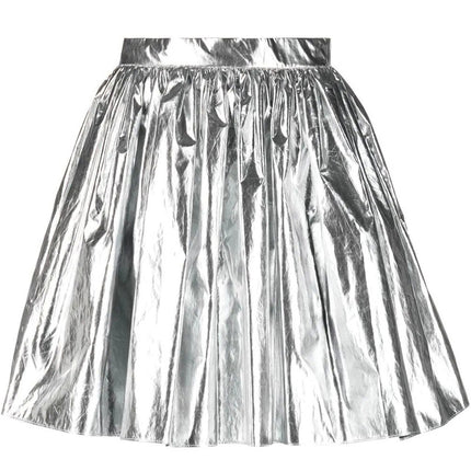 Cross-border hot women's clothing supply wholesale nightclub light patent leather skirt sexy hot girl performance clothing wholesale