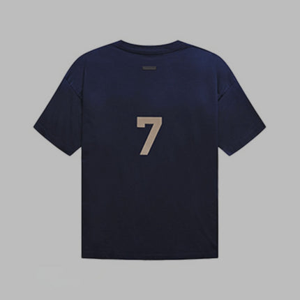 New Style ESS 7 Crewneck Men's Short-sleeved Muscle Fitness Brothers Summer Short-sleeved T-shirt Men's Base Shirt Trendy
