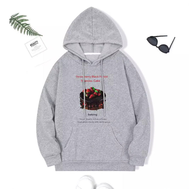 Fashion Joker Hoodie College Style Alphabet Print
