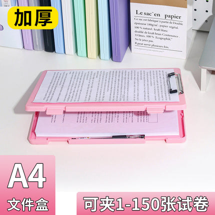 A4 folder student writing pad paper data storage box multi-functional office file storage box