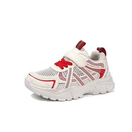 Girls' Sports Shoes, Kidsren's Running Dad Shoes, 2025 Spring & Fall Boys' Single Mesh Breathable Campus Sports Shoes