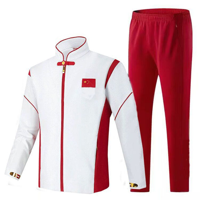 National Team Spring and Autumn Sportswear National Uniform Set Athlete Appearance Taekwondo Martial Arts Training Coach Sports