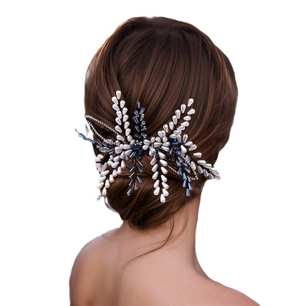 Ness NS108 Vintage Imitation Pearl Handmade Accessories Korean Style Simple Large Hair Comb Elegant Internet Celebrity Hair Clip Headwear