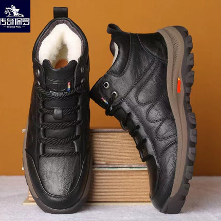Paul 2025 Autumn and Winter New Sports and Casual Shoes Non-Slip Casual High-Top Trendyy Versatile Men's High-End Versatile Shoes