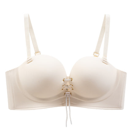 8899 sexy strap pull Baa cup small chest push up thickened non-empty cup no steel ring flat chest top support bra underwear
