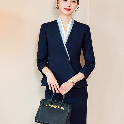 Case Field Customer Service Professional Suit suit Women's Spring and Autumn Temperament High-end Club Tooling Hotel Reception Work Clothes