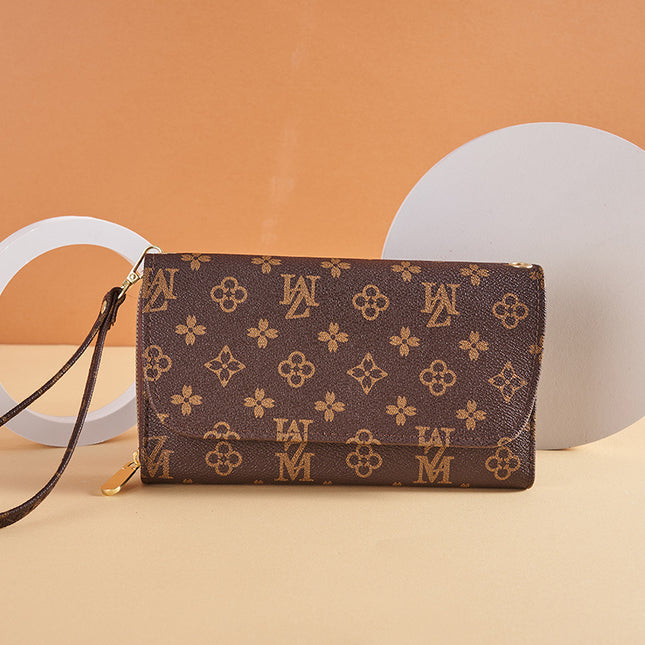 New Shoulder Bag for Women 2025 European and American Trendy Fashion Crossbody Handbag Large Capacity Phone Bag Dual-Use Clutch Bag