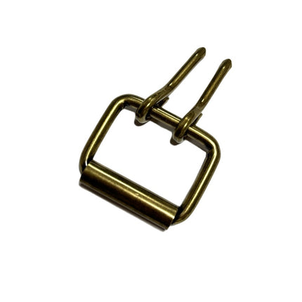 Factory Belt Double Needle Copper Buckle Square Mouth Iron Pin Buckle Roller Buckle Clothing Luggage Hardware Wholesale Belt Buckle