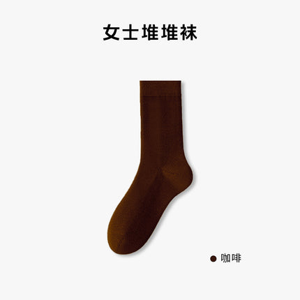 Stacked socks children's spring and summer thin deodorant sweat-absorbent cotton women's socks boneless mid-tube moon socks Zhuji socks wholesale