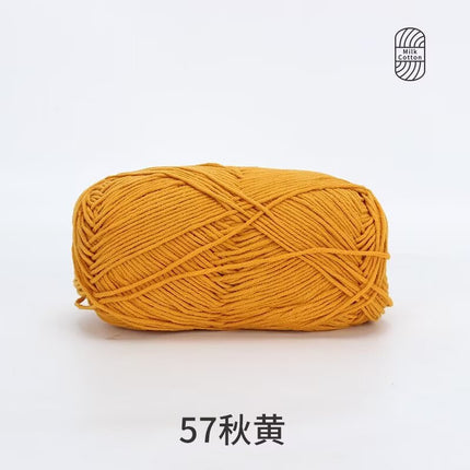 Snow Feir 5 strands milk cotton wool group 5 strands combed cotton thread not ball baby hand woven diy cute doll