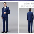 813 royal blue back center slit / 165
