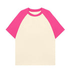 Rose red and apricot color / S