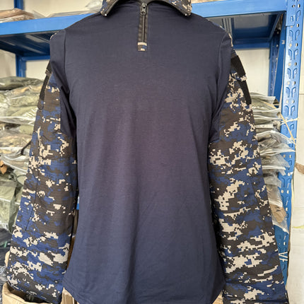 Army Eagle Frog Suit Long-sleeved Army Fan T-shirt Elastic Outdoor CS Field Quick-drying Camouflage Outdoor Long-sleeved T-shirt Quick-drying Men's G2