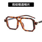 Leopard print frame transparent sheet / As shown in the picture