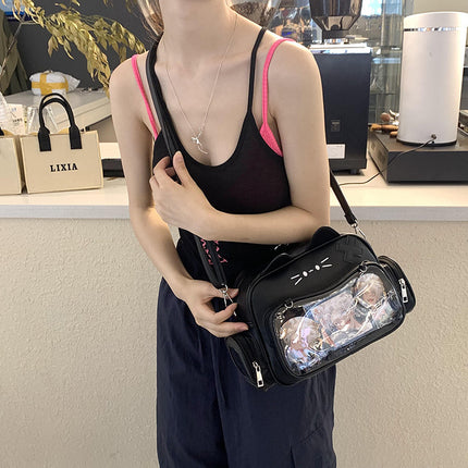 Y2K Millennium Hot Girl Ita Bag Student Commuter Mechanical Cat 2026 Academy Crossbody Bag Versatile Trendy Versatile