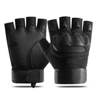New soft shell half finger Black / M