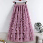 Purple pink / M (skirt length 85cm)