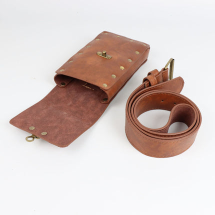 Amazon Hot Selling Steampunk Phone Bag Medieval Renaissance Role Playing Accessories Sport Fanny Pack