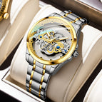 530 [Double-sided Hollow] Gold Steel