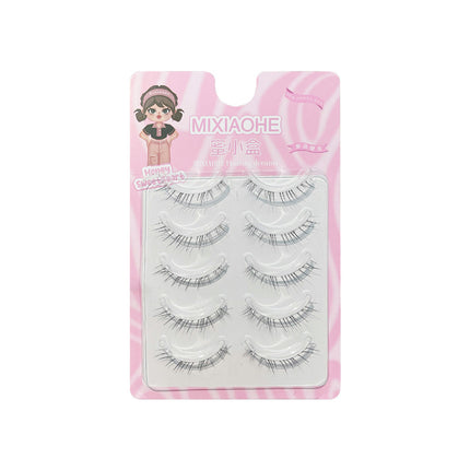 Honey small box light Yan cold see still pity lower eyelashes natural simulation feeling mother born transparent stem clear whole lower eyelashes