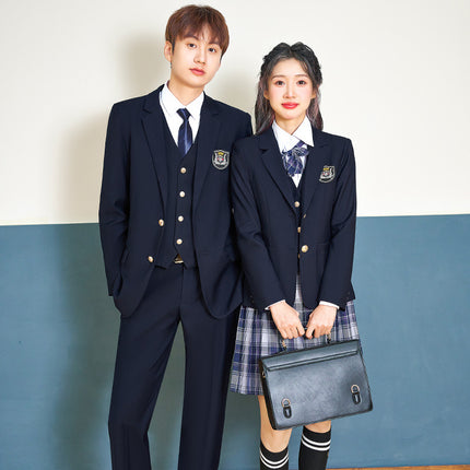 Wholesale New Autum Clothing for Men and Women, Middle and High School Uniforms, Jk Uniforms, Suits, Three-Piece College Style Suits