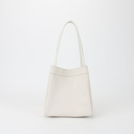 Factory wholesale New Korean version of leather small square bag Joker sheepskin bucket bag niche fashion underarm portable women's bag