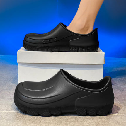 [Manufacturer Wholesale] Chef Shoes Oil-Proof, Waterproof and Wear-Resistant Kitchen Rubber Shoes Eva Shoes Non-Slip Kitchen Shoes Work Shoes